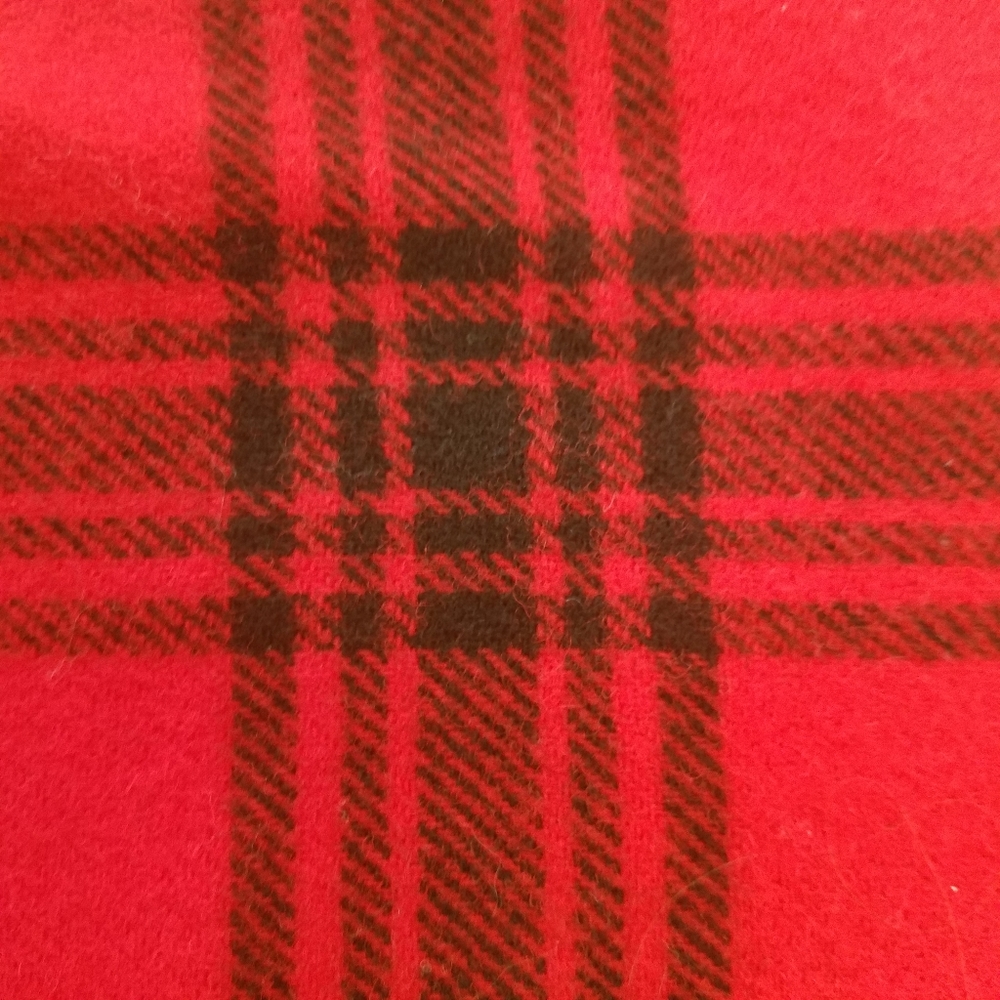 Pendleton Vintage Red Buffalo Plaid Wool Sweater - Picture 8 of 16